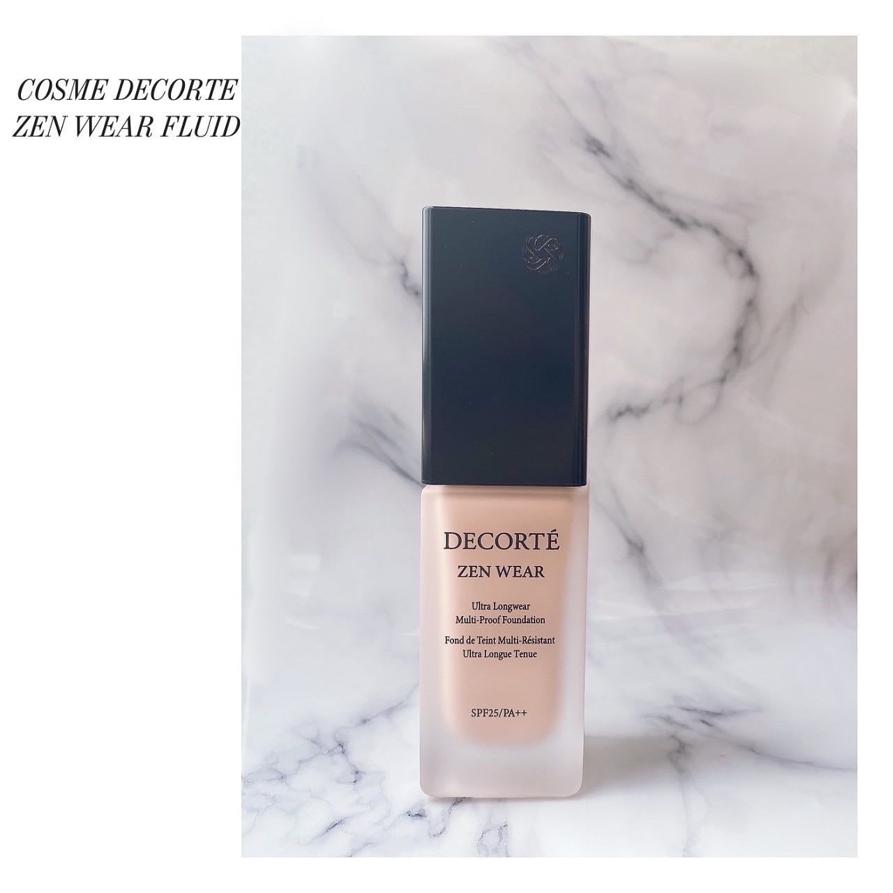 ゼン ウェア フルイド/DECORTÉ/リキッドファンデーションを使ったクチコミ(1枚目)