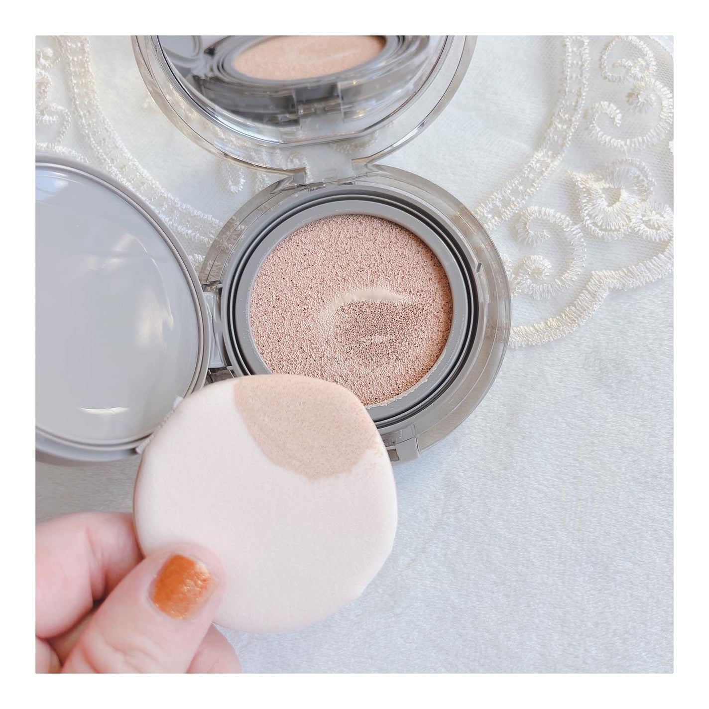 ブラーカバークッション/LUNA/クッションファンデーションを使ったクチコミ(4枚目)