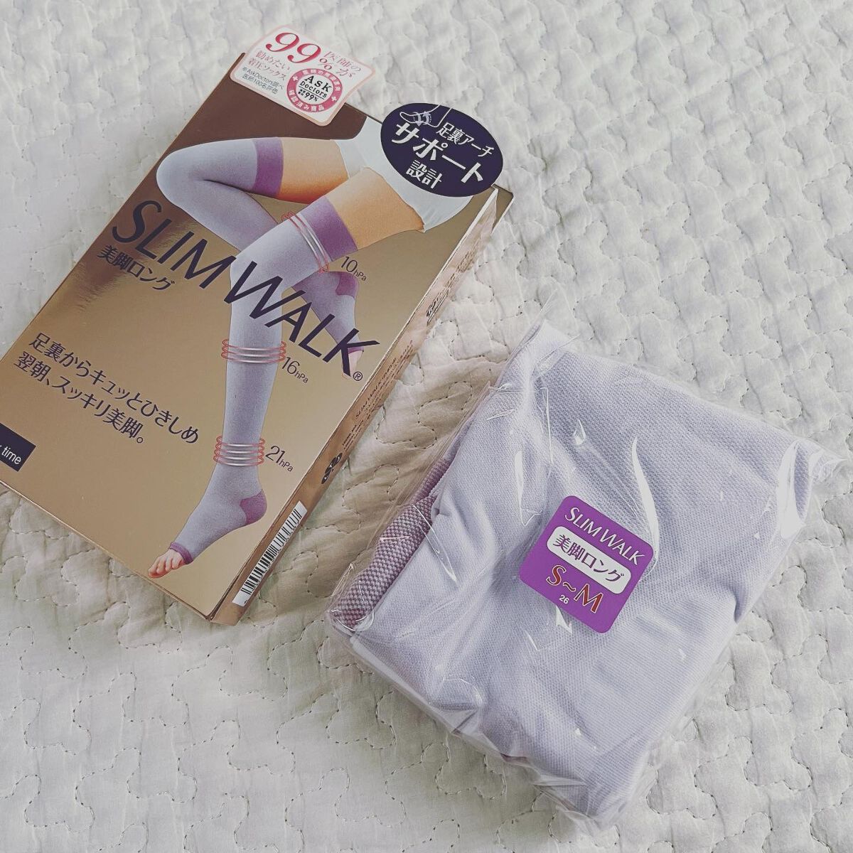 美脚ロング/SLIMWALK/着圧ソックス・レギンスを使ったクチコミ（2枚目）