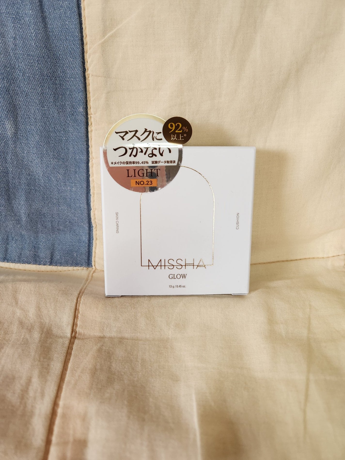 グロウ クッション ライト <ライトタイプ>/MISSHA/クッションファンデーションを使ったクチコミ(1枚目)