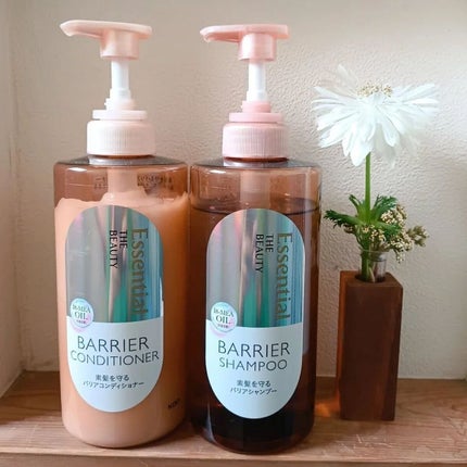 ザビューティ 髪のキメ美容素髪を守る バリアシャンプー/コンディショナー/エッセンシャル/シャンプー・コンディショナーを使ったクチコミ(1枚目)