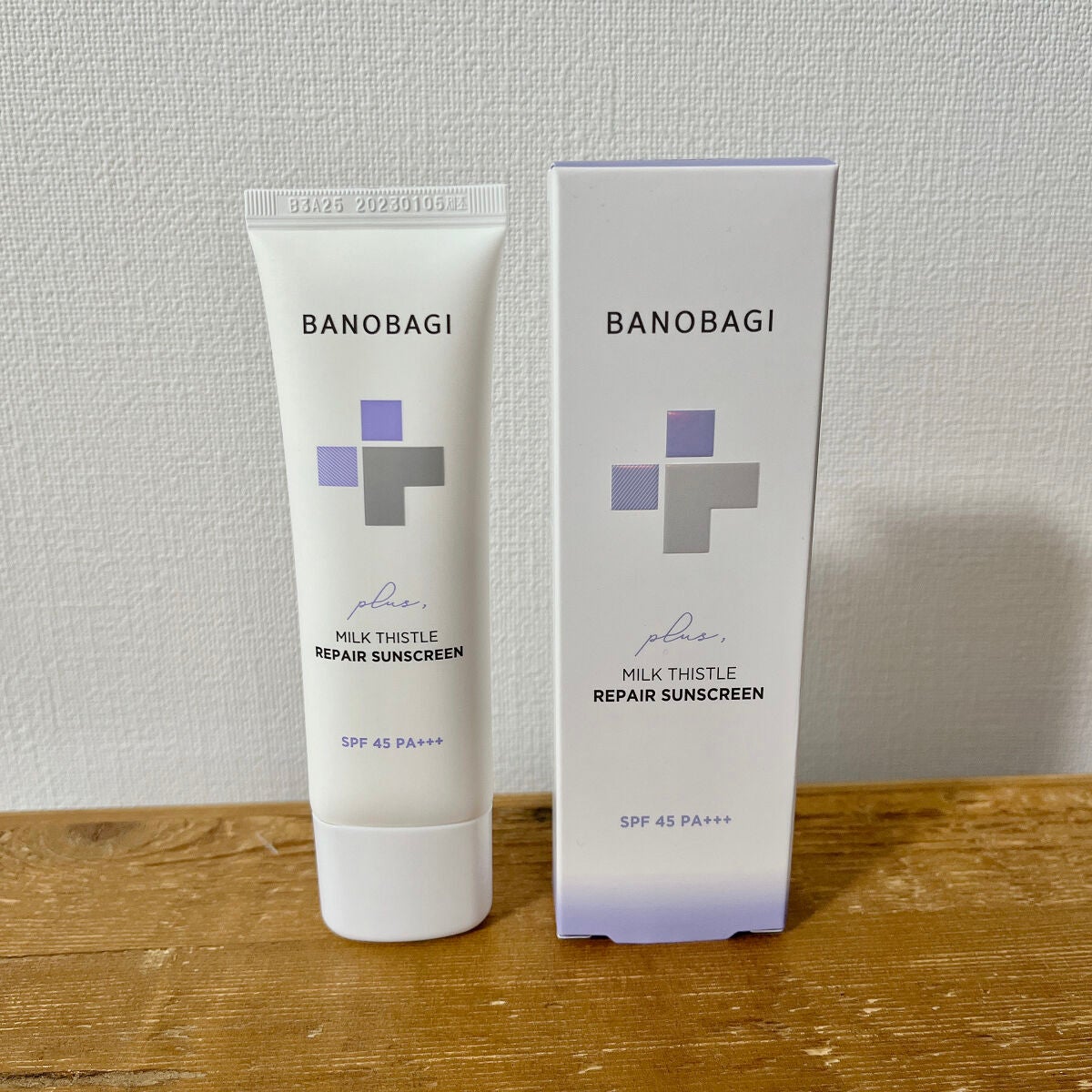 ミルクシスルリペアシカサンスクリーンプラス/BANOBAGI/日焼け止めミルクを使ったクチコミ(1枚目)