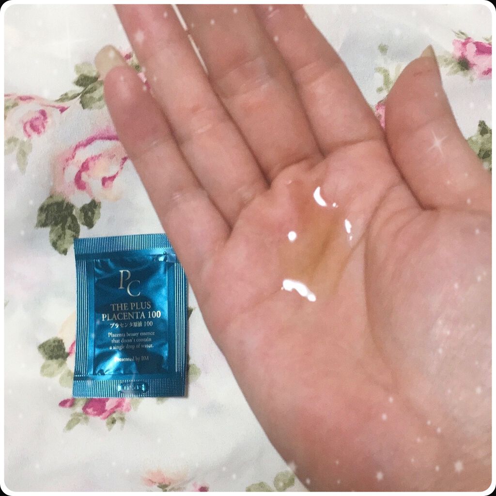 【馬プラセンタ原液100】プラセンタ原液100美容液 パウチ 1ml (馬プラセンタ)/パーフェクトC/美容液を使ったクチコミ(2枚目)
