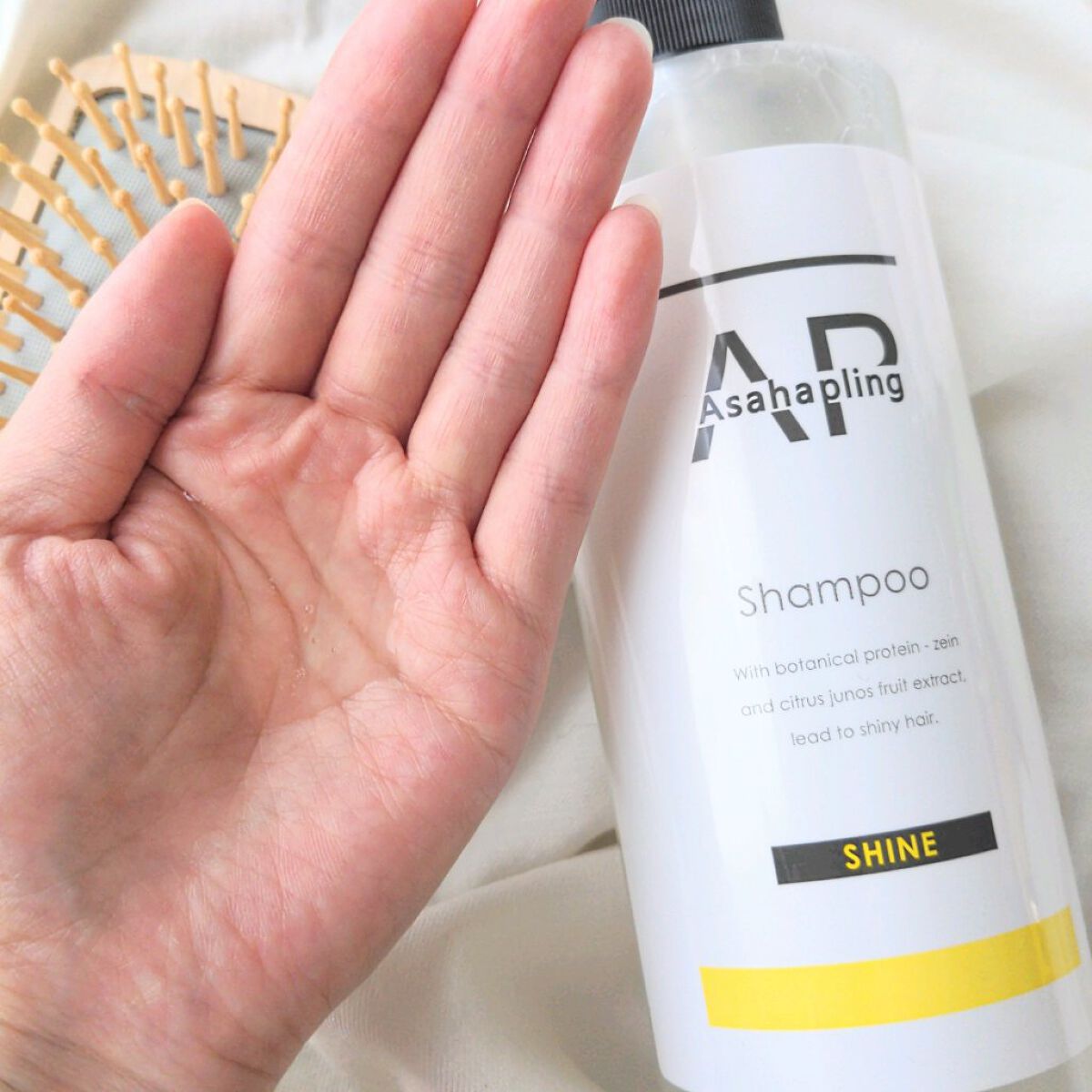 朝日禾玲 シャンプー／コンディショナー SHINE/ASAHAPLING/市販シャンプーを使ったクチコミ（3枚目）