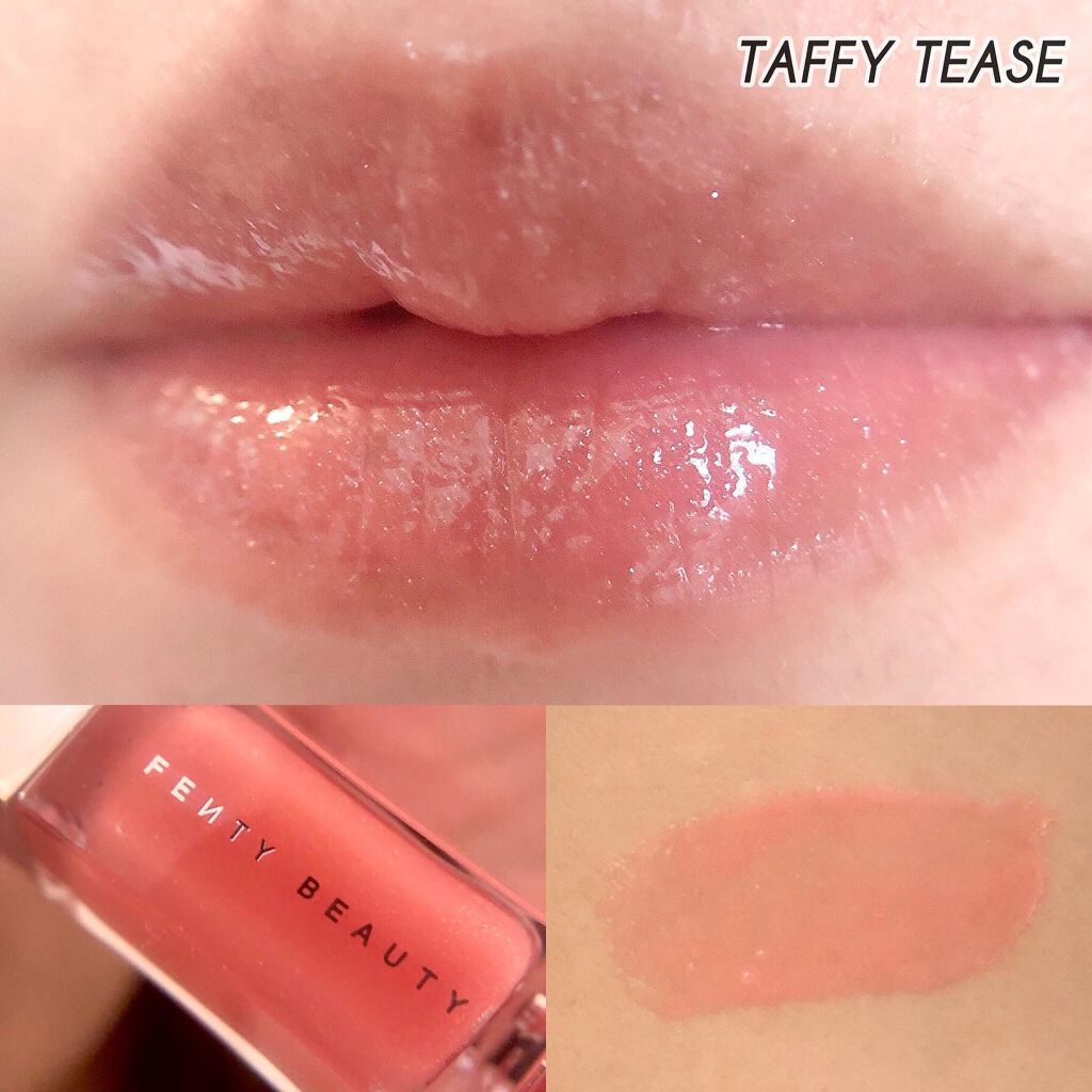 Glossy Posse Mini Gloss Bomb Set: Holo'Daze Edition/FENTY BEAUTY BY RIHANNA/リップグロスを使ったクチコミ(4枚目)