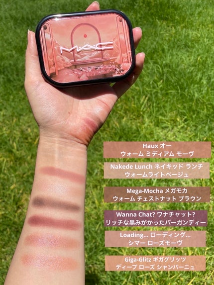 コネクト イン カラー アイシャドウ パレット × 6/M・A・C/アイシャドウパレットを使ったクチコミ(4枚目)