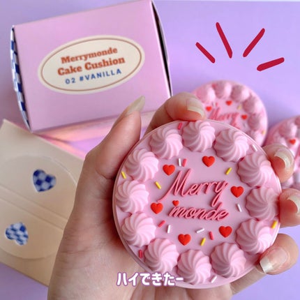 ハッピーユアデイクッション/Merrymonde/クッションファンデーションを使ったクチコミ(4枚目)