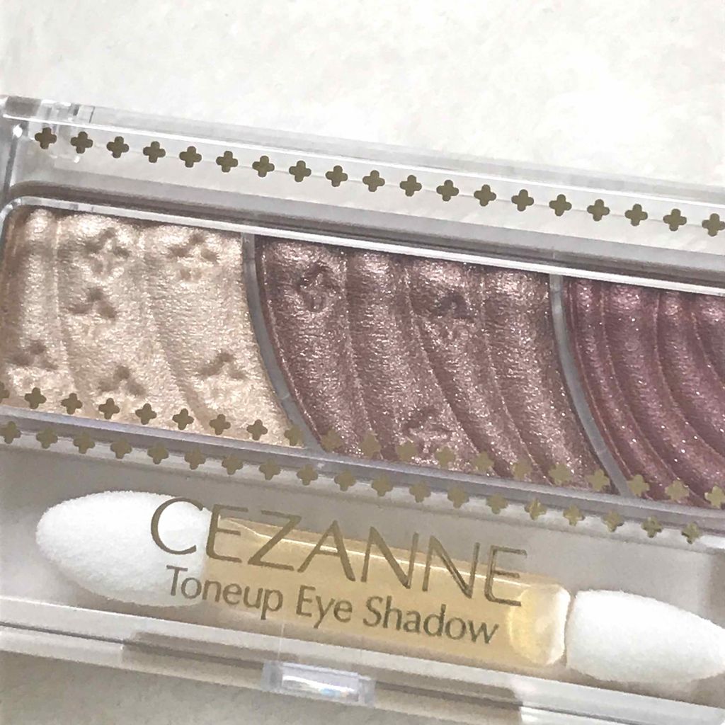 トーンアップアイシャドウ/CEZANNE/アイシャドウパレットを使ったクチコミ(2枚目)