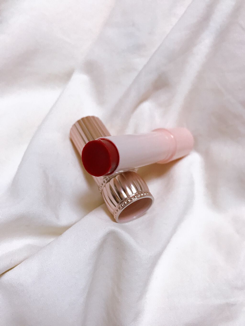 メルティカラー ティントリップ ショコラローズ/フォーチュン/リップティントを使ったクチコミ（2枚目）