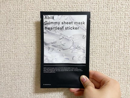 ガムシートマスクドクダミステッカー/Abib /シートマスク・パックを使ったクチコミ(2枚目)