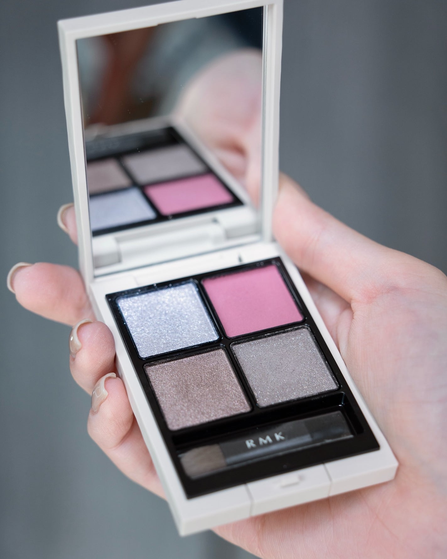 RMK シンクロマティック アイシャドウパレット/RMK/アイシャドウパレットを使ったクチコミ(2枚目)