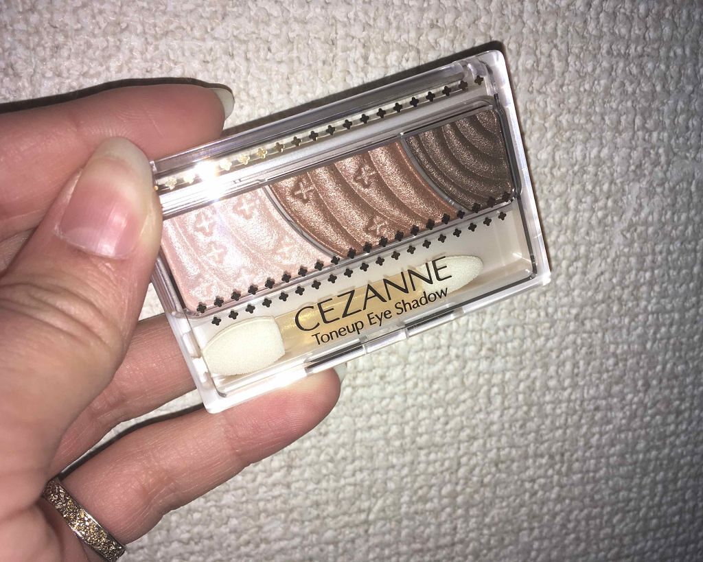 トーンアップアイシャドウ/CEZANNE/アイシャドウパレットを使ったクチコミ（1枚目）
