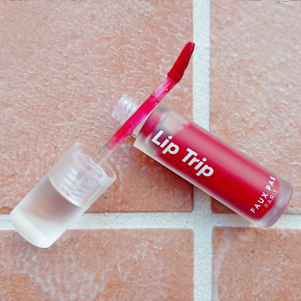 リップトリップベロアパリ/FAUX PAS PARIS/口紅を使ったクチコミ(4枚目)
