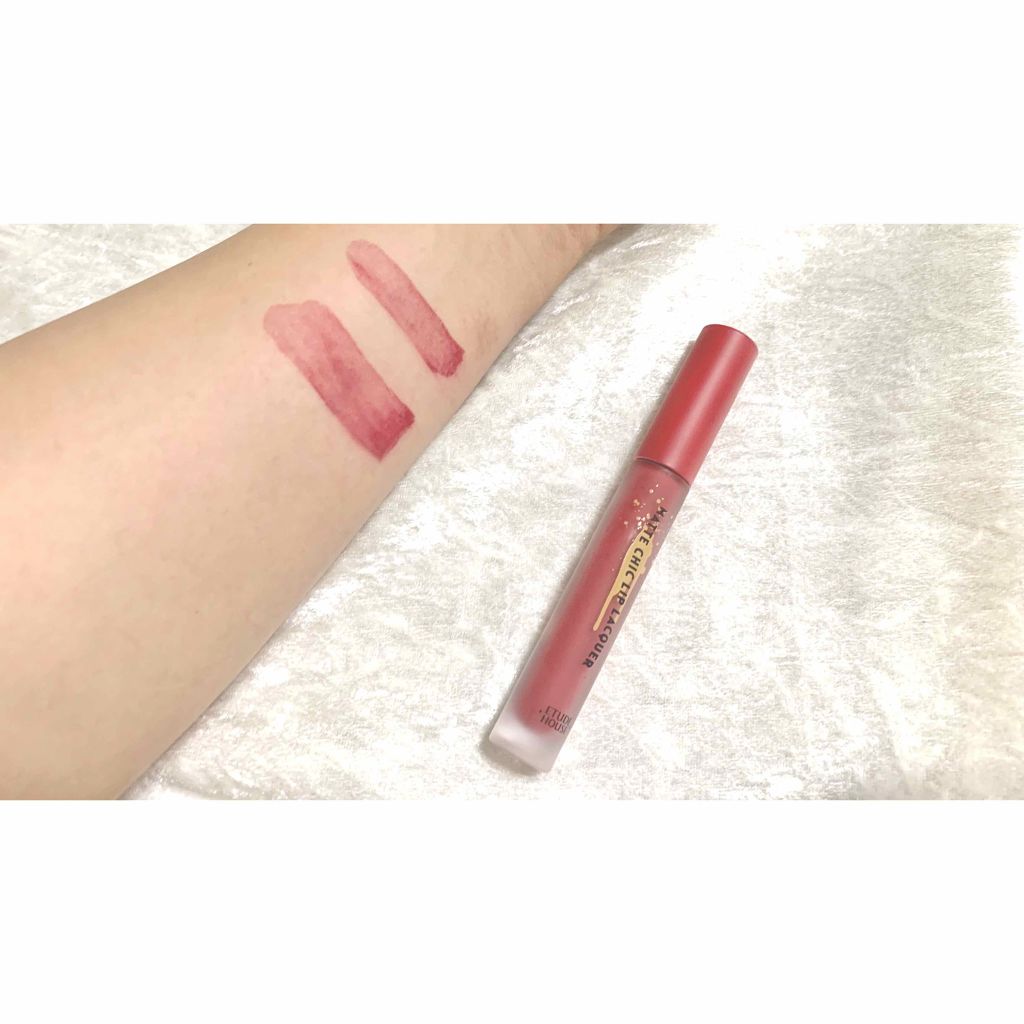 マットシックリップラッカー/ETUDE/口紅を使ったクチコミ(4枚目)