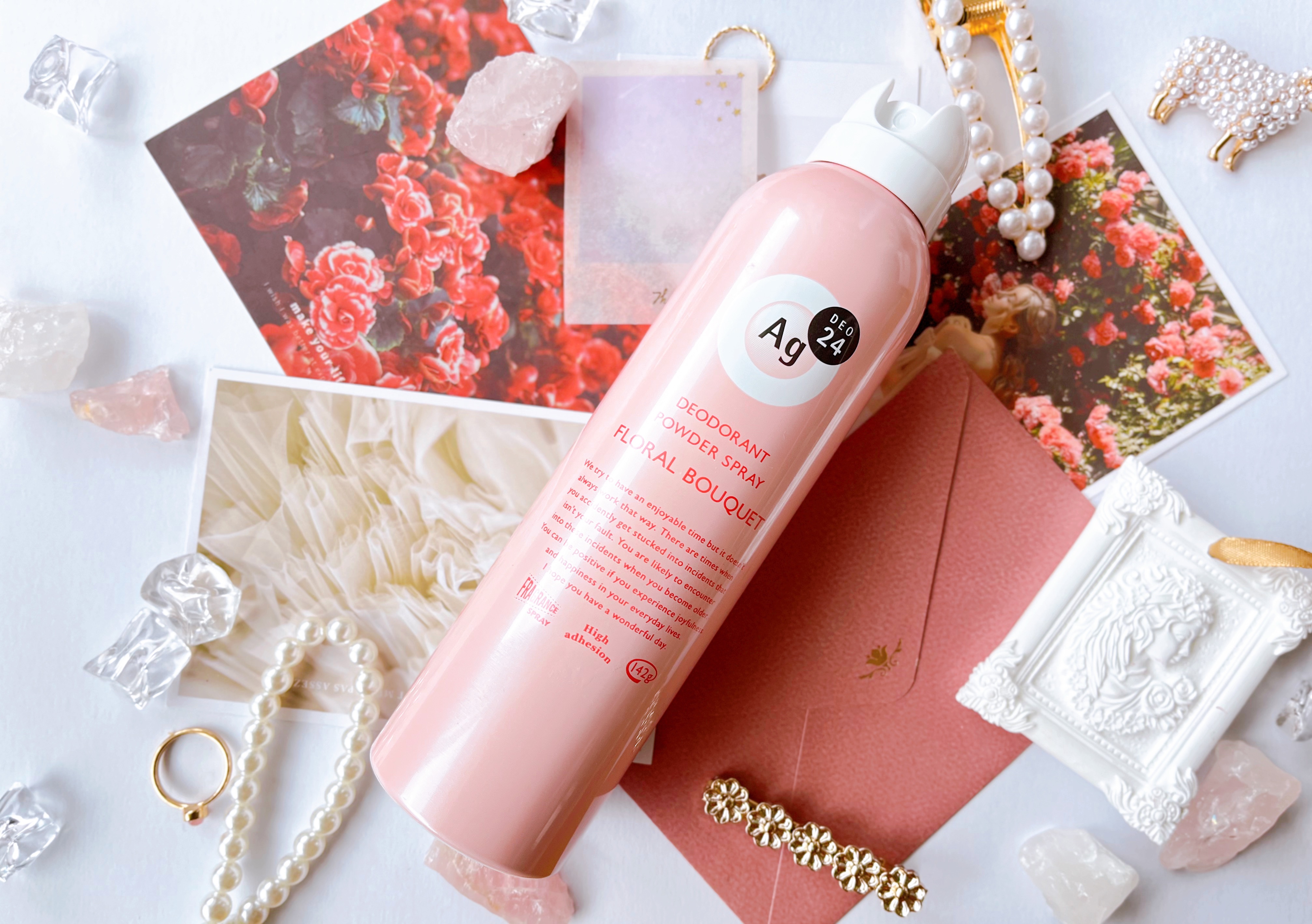 パウダースプレー（フローラルブーケ）/エージーデオ24/デオドラント・制汗剤を使ったクチコミ（1枚目）