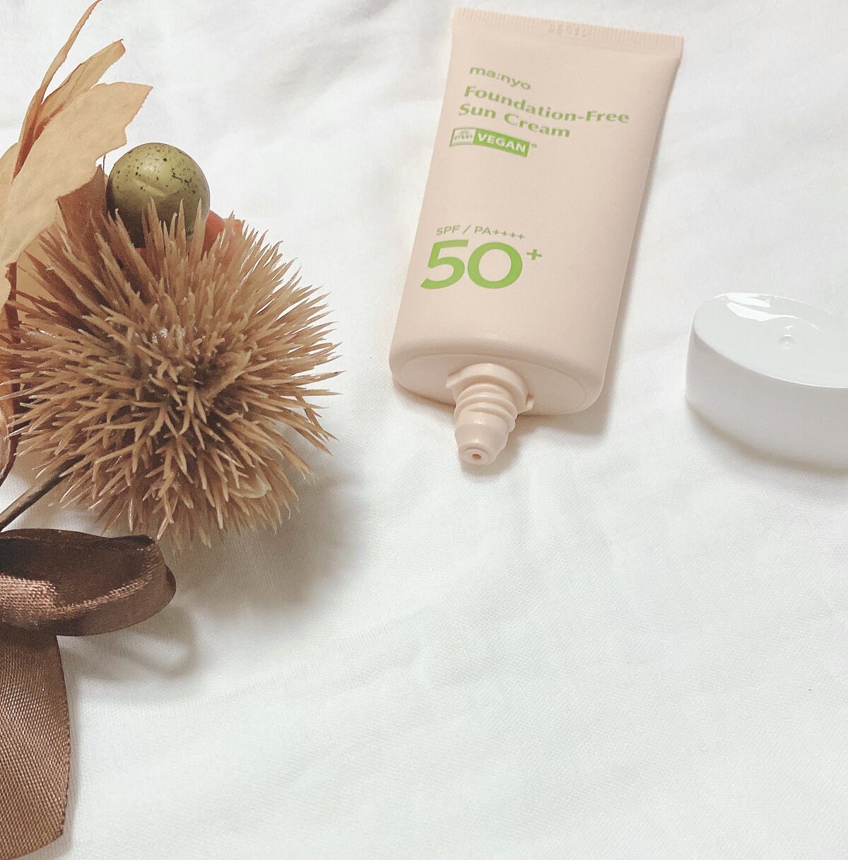 ファンデフリー サンクリーム/manyo/日焼け止めクリームを使ったクチコミ（2枚目）