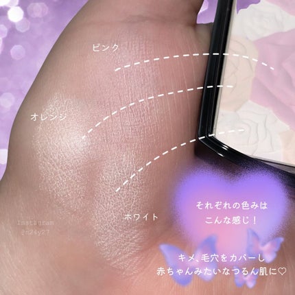 ローズ プレスト パウダー ピンク系/ANNA SUI/プレストパウダーを使ったクチコミ(2枚目)