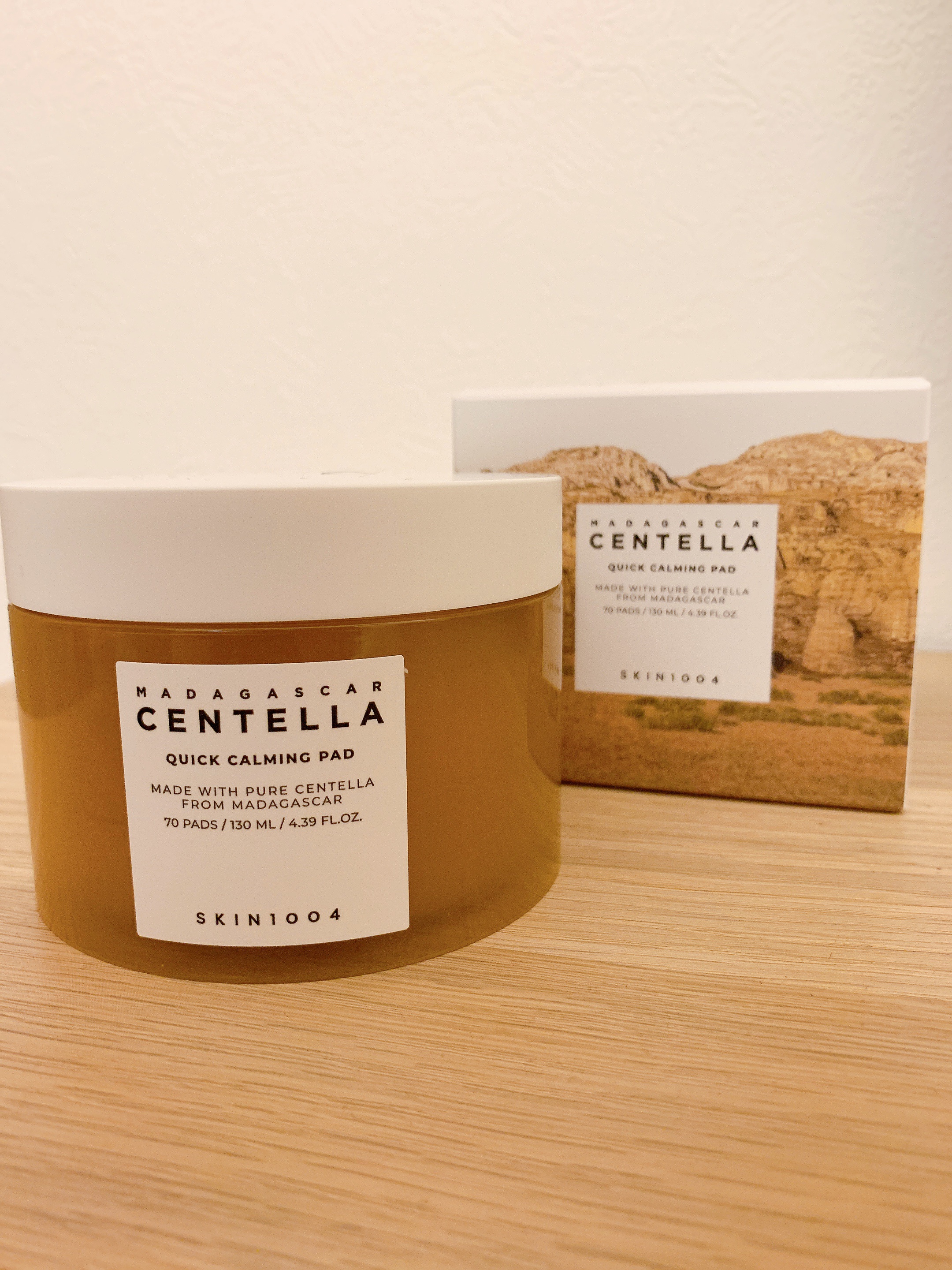 センテラ クイックカーミングパッド/SKIN1004/トナーパッドを使ったクチコミ（1枚目）