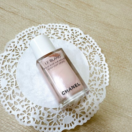 ル ブラン ロージー ドロップス/CHANEL/リキッドハイライトを使ったクチコミ(2枚目)