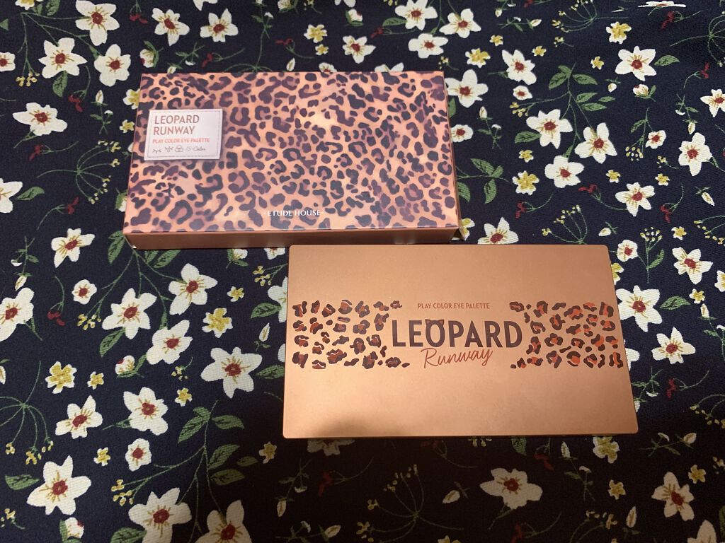 プレイカラーアイパレット レオパードランウェイ/ETUDE/アイシャドウパレットを使ったクチコミ（3枚目）
