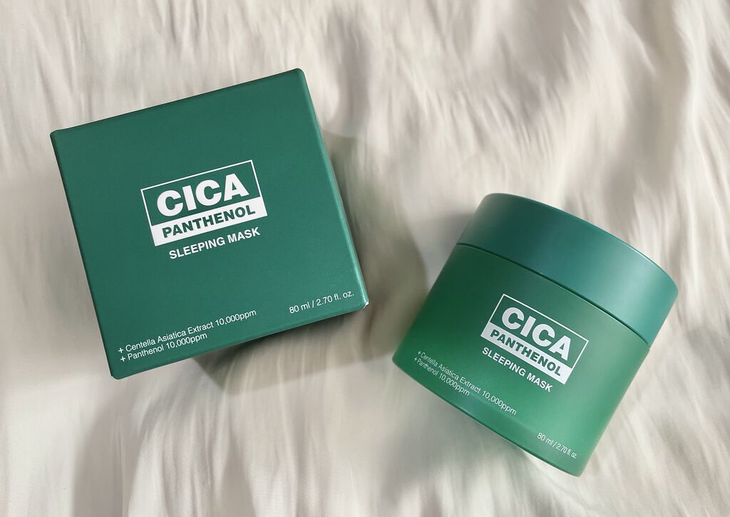 シカパンテノールスリーピングマスク/SNP/フェイスクリームを使ったクチコミ（1枚目）