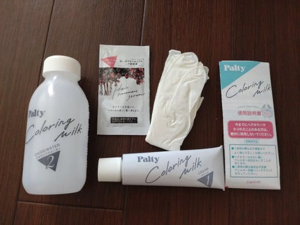 カラーリングミルク【旧】/パルティ/ヘアカラーを使ったクチコミ(3枚目)