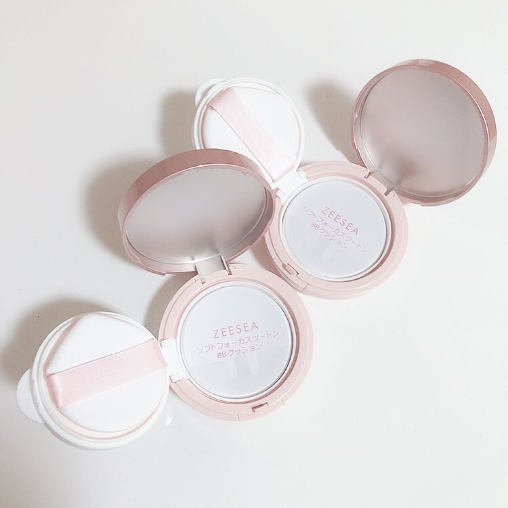 ZEESEA　メタバースピンクシリーズ ソフトフォーカスツートンBBクッション/ZEESEA/クッションファンデーションを使ったクチコミ（3枚目）