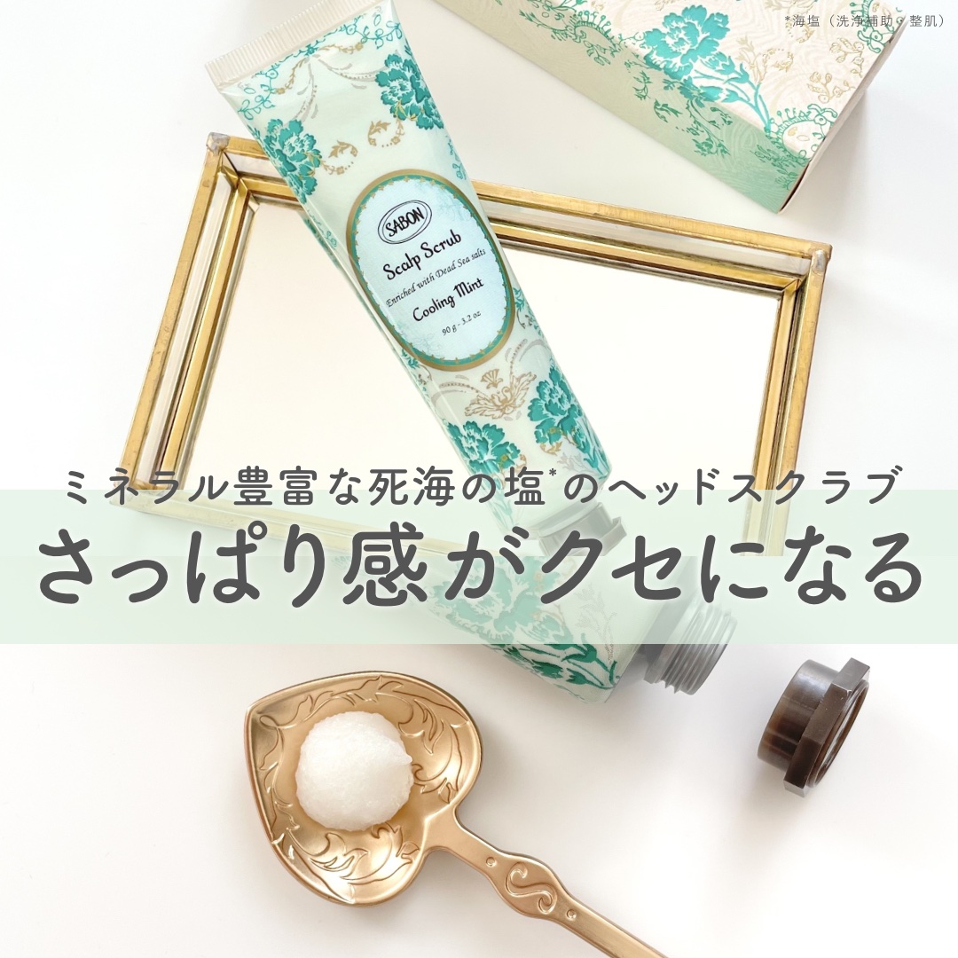 ヘッドスクラブ リフレッシング(ミント)/SABON/ヘッドスクラブを使ったクチコミ（1枚目）