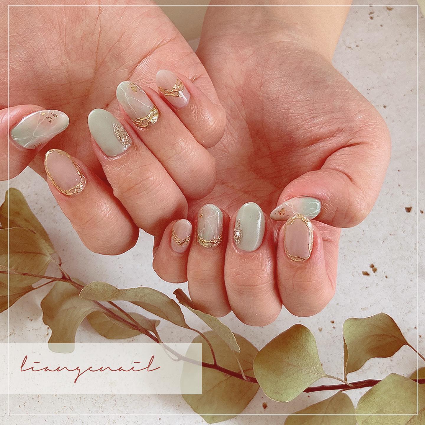 #リアンジェネイル,#柏ネイル,#ネイル,#天然石ネイル,#ミラーネイル,#ニュアンスネイル,#トレンドネイルのネイルデザイン