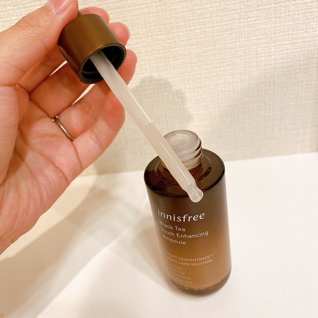 ブラックティー ユース セラム/innisfree/美容液を使ったクチコミ(2枚目)