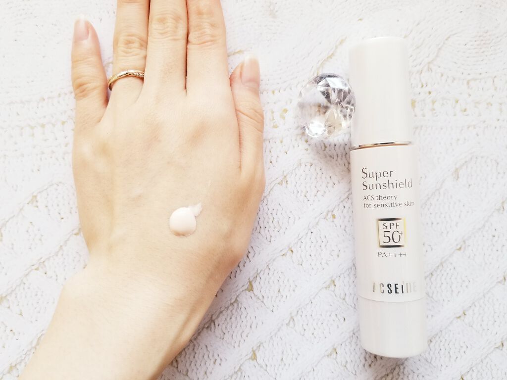 スーパーサンシールド  EX＜R＞/ACSEINE/日焼け止めクリームを使ったクチコミ（1枚目）