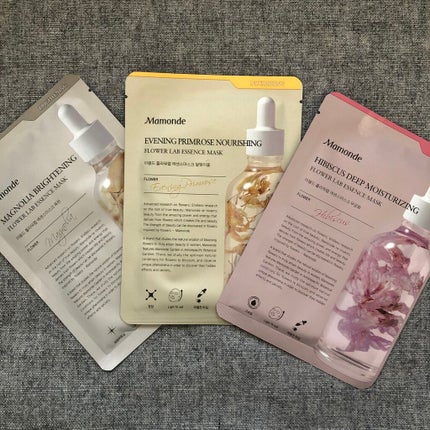 Flower Lab Essence Mask Evening Primrose/Mamonde/シートマスク・パックを使ったクチコミ(1枚目)