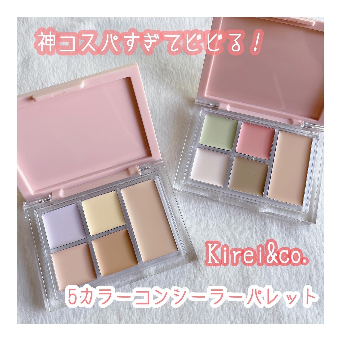 ５カラーコンシーラーパレット/Kirei&co./パレットコンシーラーを使ったクチコミ（1枚目）