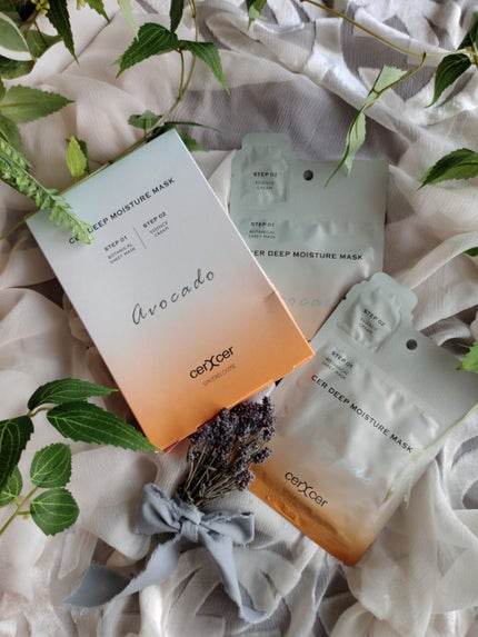 ディープモイスチャー マスク (ケアクリーム付き)/cerXcer/シートマスク・パックを使ったクチコミ(1枚目)