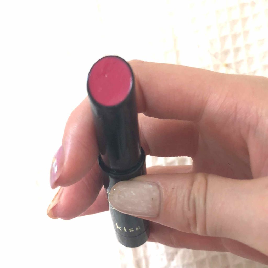 クリーミィシアールージュ 11 Craze Cranberry/KiSS/口紅を使ったクチコミ（2枚目）