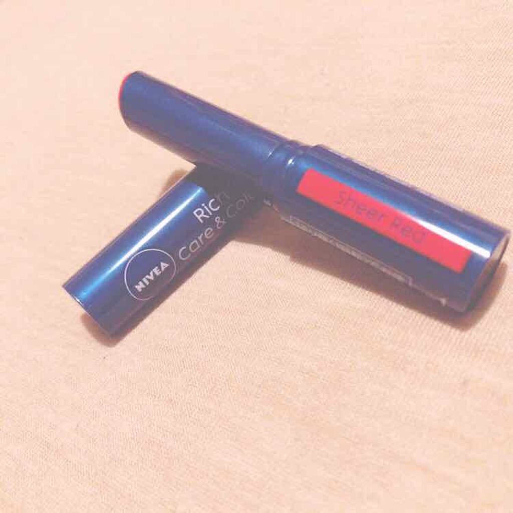 ニベア リッチケア&カラーリップ/ニベア/リップクリームを使ったクチコミ(2枚目)