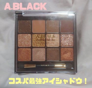 グラムチェンジマルチパレット 01 キャラメルブラウン/A.BLACK/アイシャドウパレットを使ったクチコミ（1枚目）