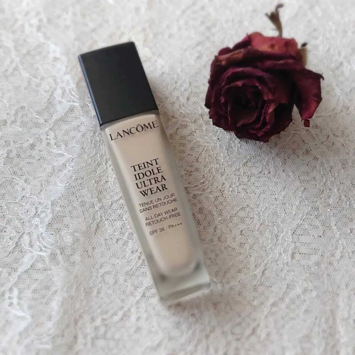 タンイドル ウルトラ ウェア リキッド/LANCOME/リキッドファンデーションを使ったクチコミ（2枚目）