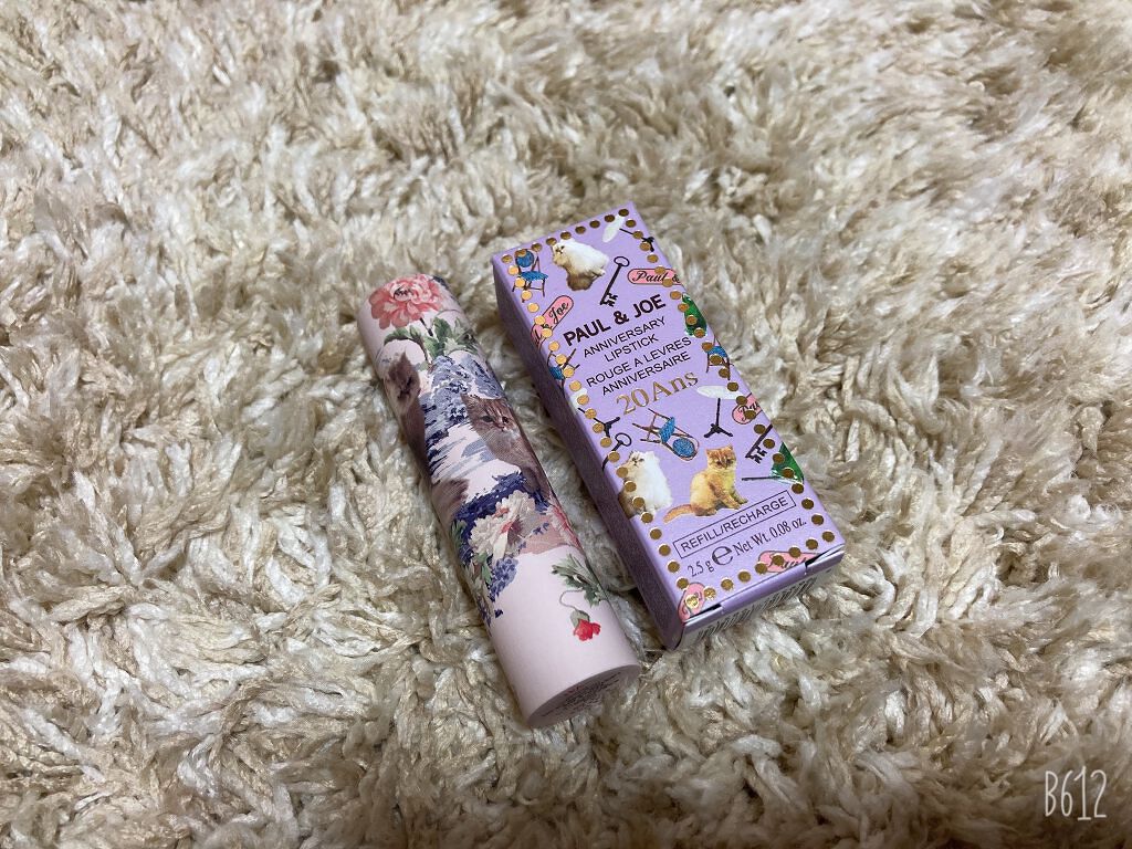 アニバーサリー リップスティック 002 プレゼントリボン/PAUL & JOE BEAUTE/口紅を使ったクチコミ（1枚目）