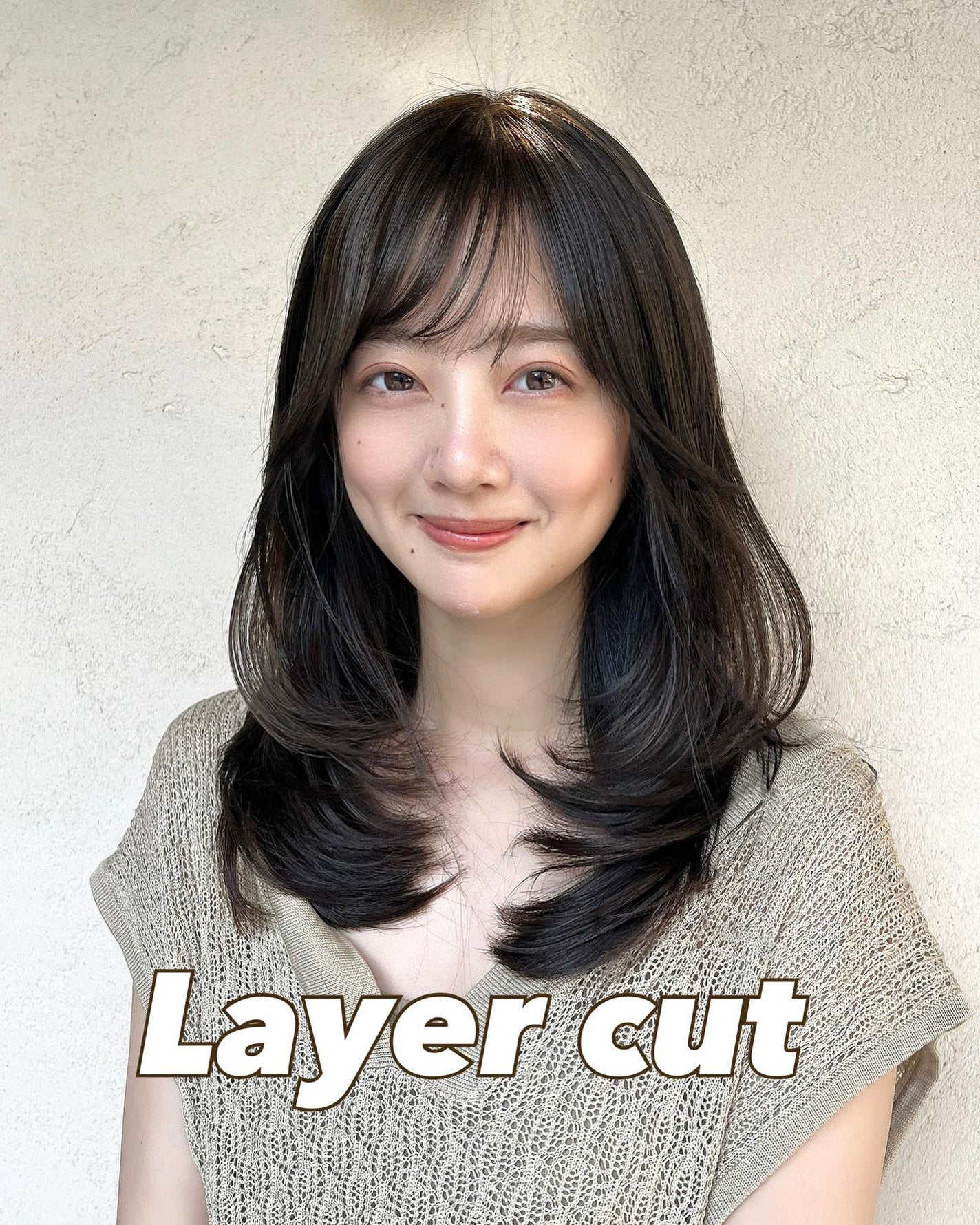 HARUNA on LIPS 「.大人なナチュラルヘア✨.少し🤏低めのレイヤーをワンカールでお..」(2枚目)