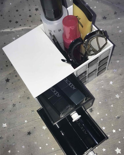 3段式クリアーケース/DAISO/その他化粧小物を使ったクチコミ(3枚目)