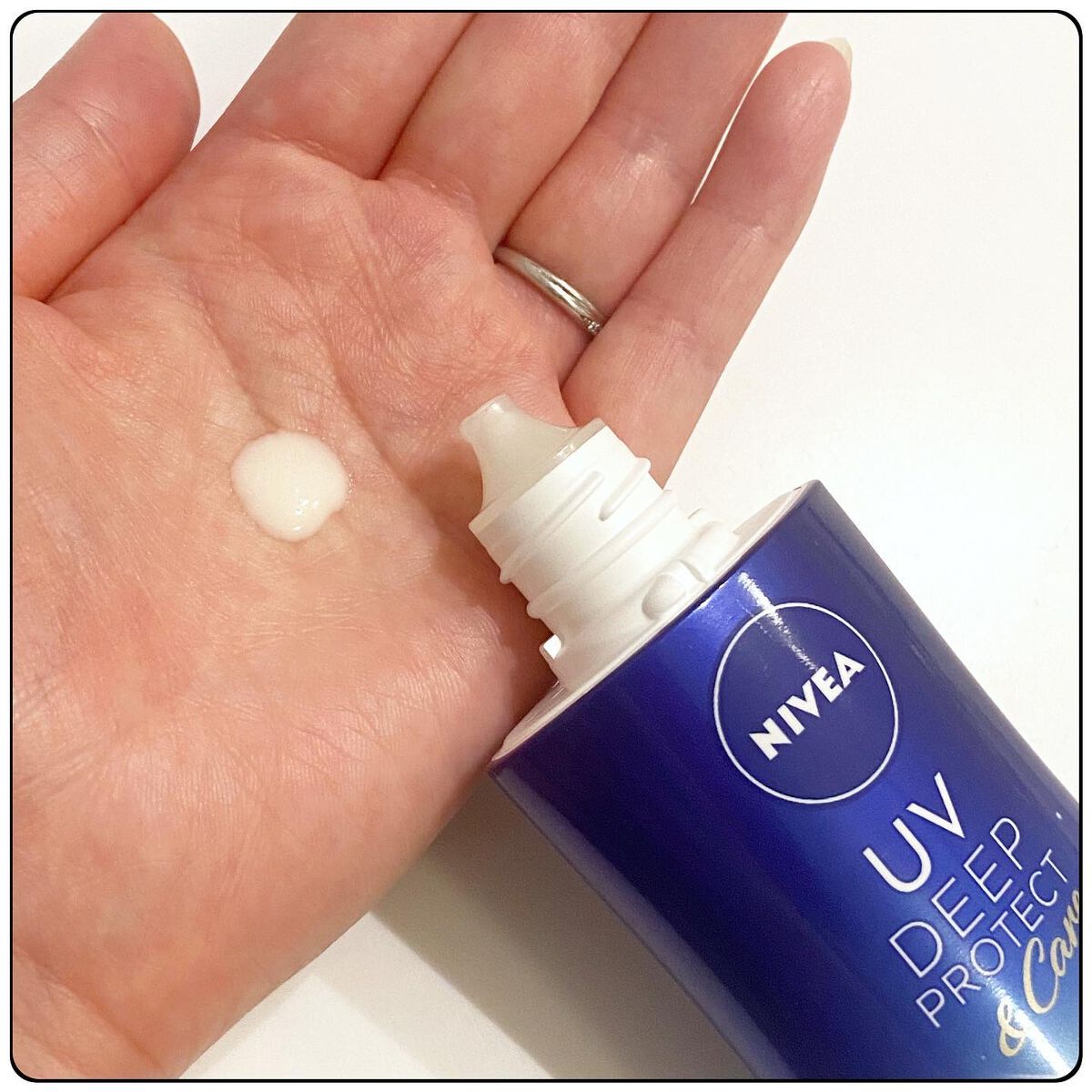 ニベアUV ディープ プロテクト＆ケア ジェル/ニベア/日焼け止めジェルを使ったクチコミ（2枚目）