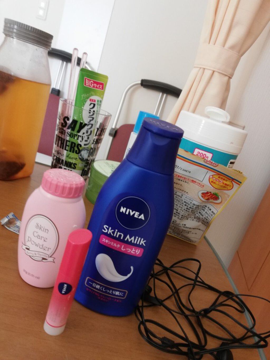 モイストピュアカラーリップ/ニベア/リップクリームを使ったクチコミ（1枚目）