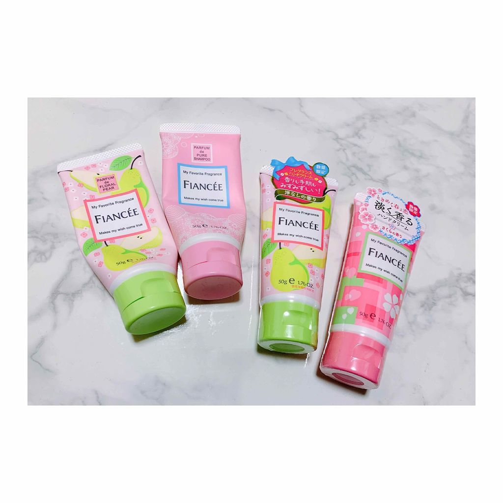 ハンドクリーム ピュアシャンプーの香り/フィアンセ/ハンドクリームを使ったクチコミ(1枚目)