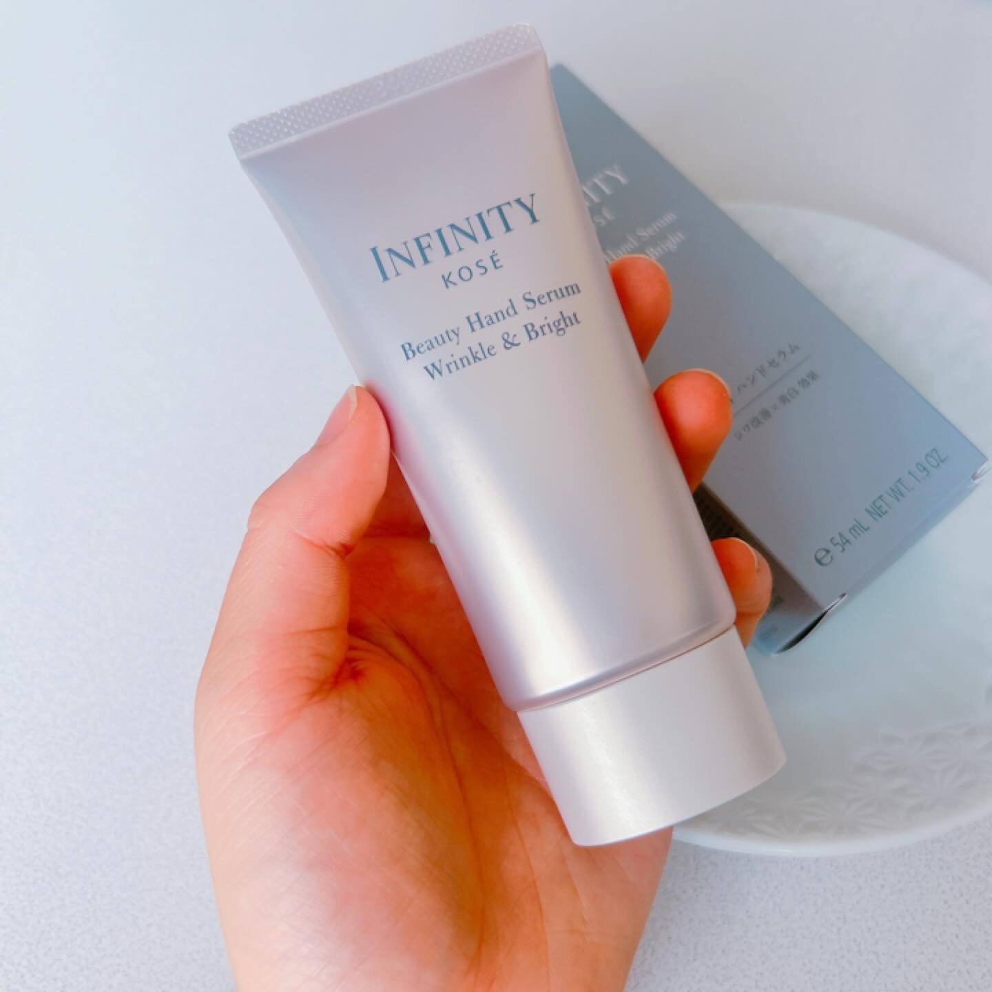 インフィニティ　ビューティーハンドセラム リンクル＆ブライト [医薬部外品]/インフィニティ/ハンドクリームを使ったクチコミ（2枚目）