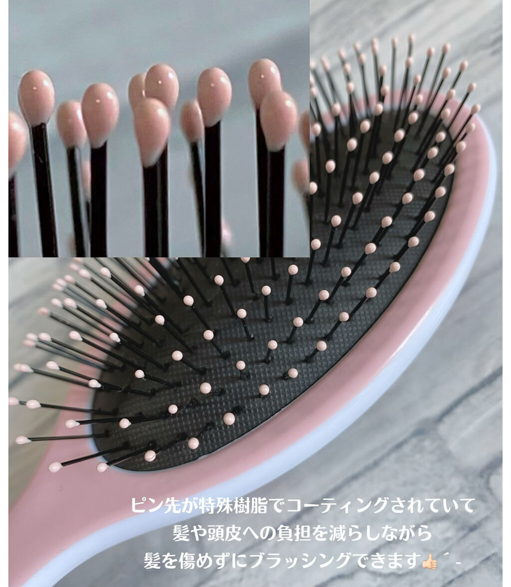 ウェットブラシ オリジナルデタングラーブラシのクチコミ「୨୧┈┈┈┈┈┈┈┈┈┈┈┈┈┈┈୨୧
♦Wet bursh
♦ナオミモデル 
    オリジ.....」（2枚目）