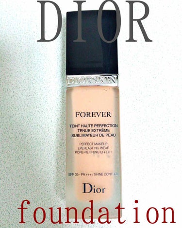 【旧】ディオールスキン フォーエヴァー フルイド/Dior/リキッドファンデーションを使ったクチコミ（1枚目）