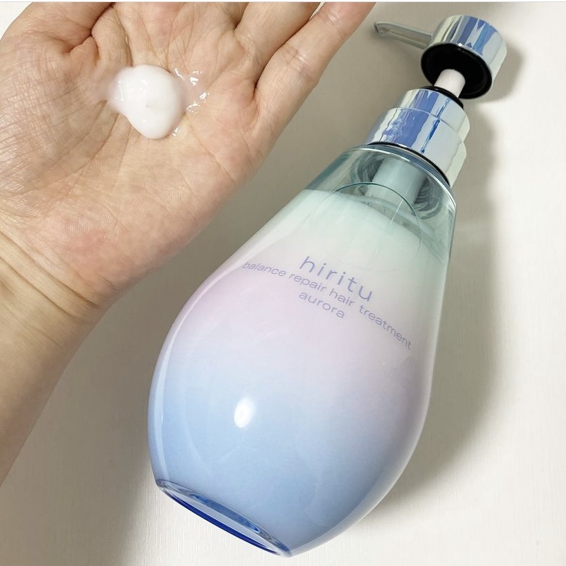 ヒリツ バランスリペアヘアオイル オーロラ/hiritu/ヘアオイルを使ったクチコミ（3枚目）
