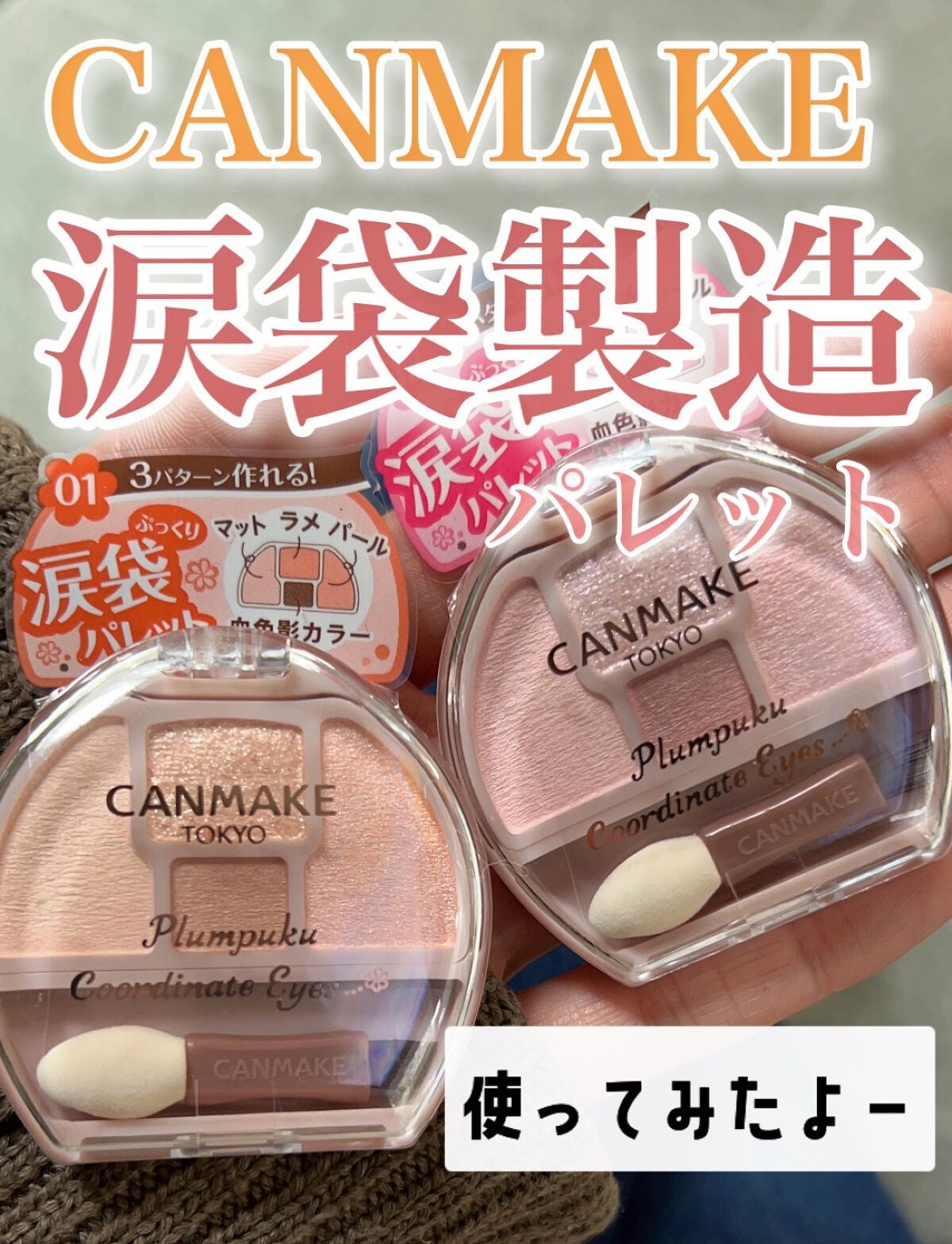 プランぷくコーデアイズ/キャンメイク/パウダーアイシャドウを使ったクチコミ(1枚目)