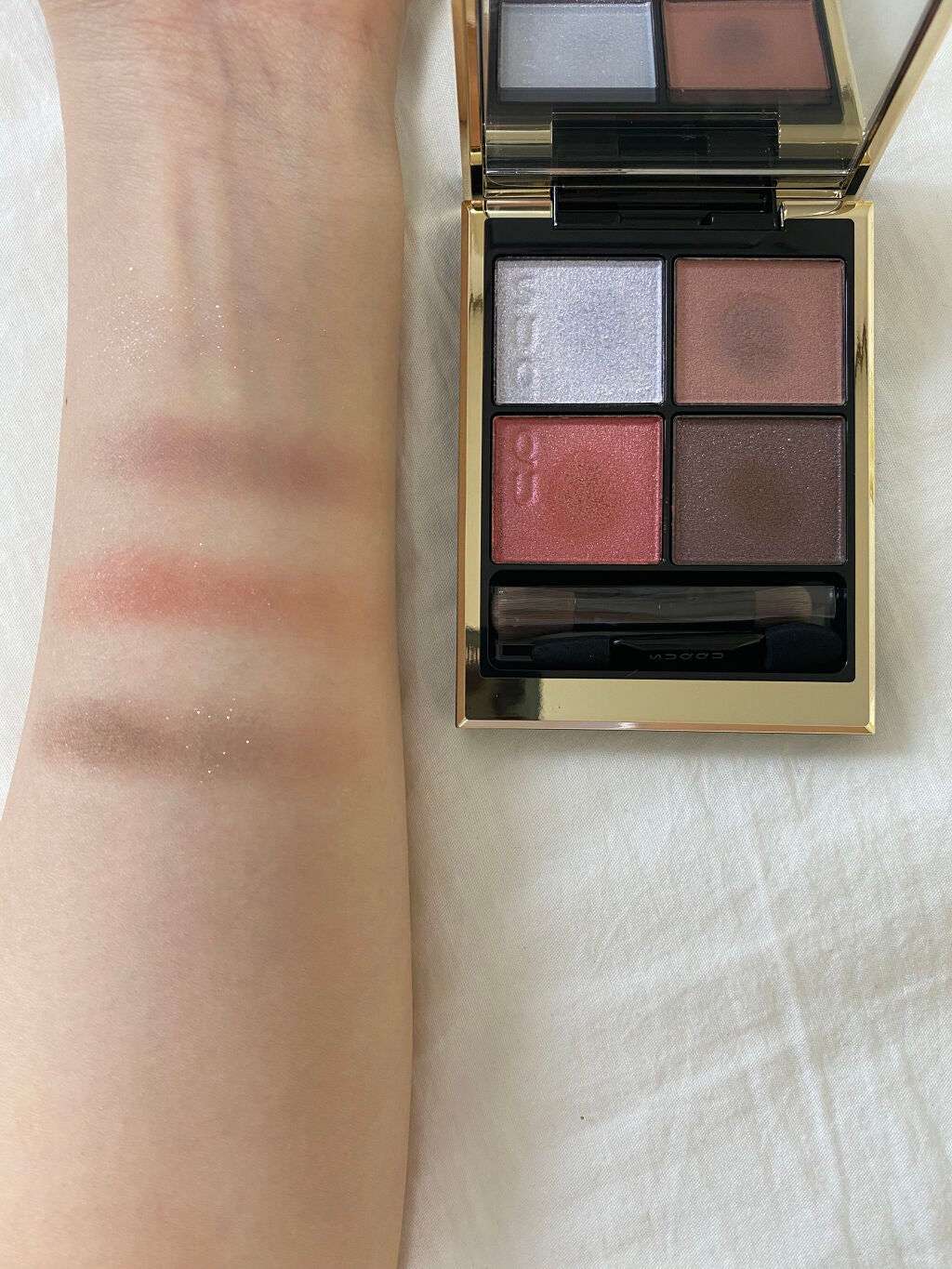 シグニチャー カラー アイズ/SUQQU/アイシャドウパレットを使ったクチコミ(2枚目)